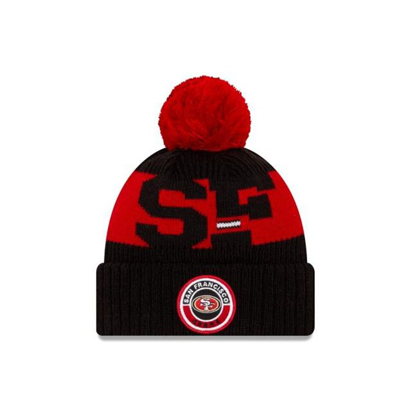 NFL San Francisco 49ers Cold Weather Sport Knit (QCC1902) - Red New Era Beanies